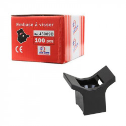 Lot de 100 embases à vis...