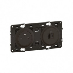 Prise 2P+T et USB A+C 15W...
