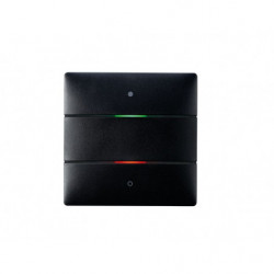 Bouton poussoir noir KNX 2...