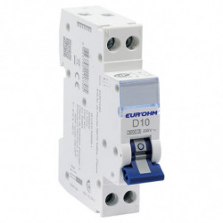 Disjoncteur 1P+N 10A courbe...