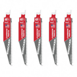 5 lames de scie sabre TCT...