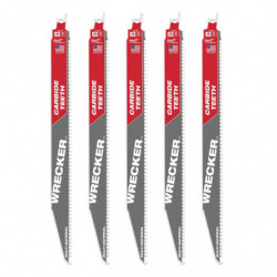 5 lames de scie sabre TCT...