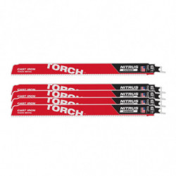 5 lames de scie sabre TORCH...