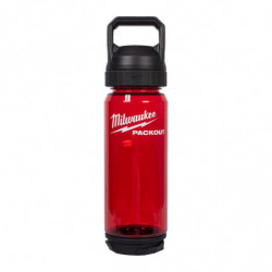 Bouteille plastique rouge...