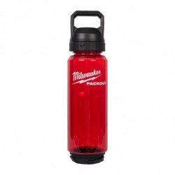 Bouteille plastique rouge...