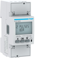 Compteur mono direct 80A 2M...