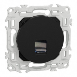 Prise RJ45 Cat6 UTP noire...