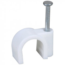 Attache 12 mm blanche (43528)