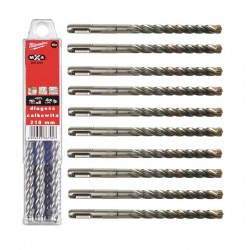 Lot de 10 forets SDS+ mx4 4...