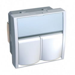 Prise double RJ45 Altira...