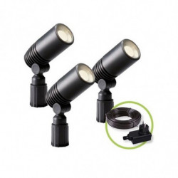 Kit 3 spots jardin Garden...