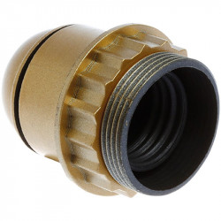 Douille E27 double bague or...