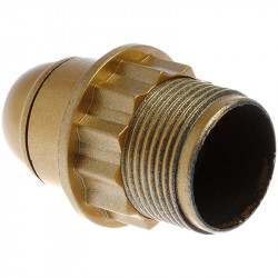 Douille E14 double bague or...