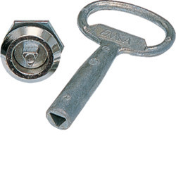 Serrure triangle mâle 7mm...