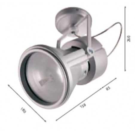 Spot seven gris 70W Spot seven gris 70W
