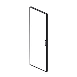 Porte métal réversible...