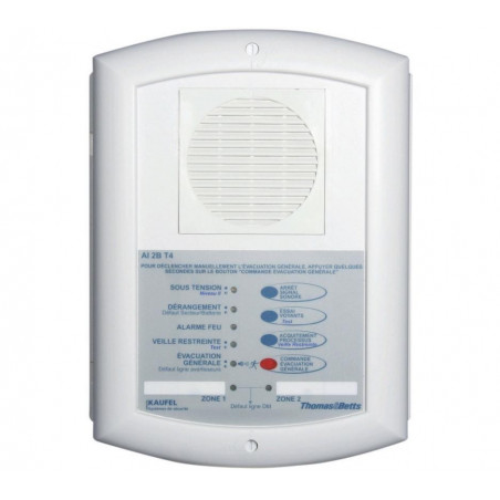 Alarme Incendie Type 4 - 2 boucles Alarme Incendie Type 4 - 2 boucles
