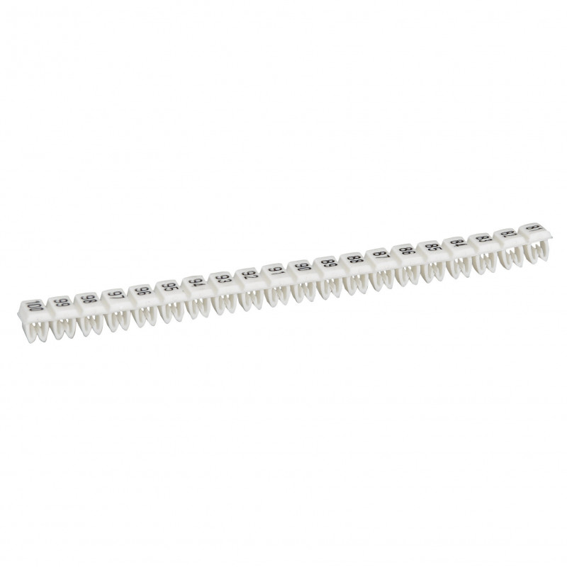 Reglettes De Reperes Cab 3 Pour Filerie 1 5mm2 A 2 5mm2 Vierge Avec Fond Blanc Reglettes De Reperes Cab 3 Pour Filerie 1 5mm2 A 2 5mm2 Vierge Avec Fond Blanc