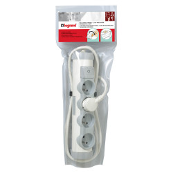 Rallonge multiprise 4x2P+T...