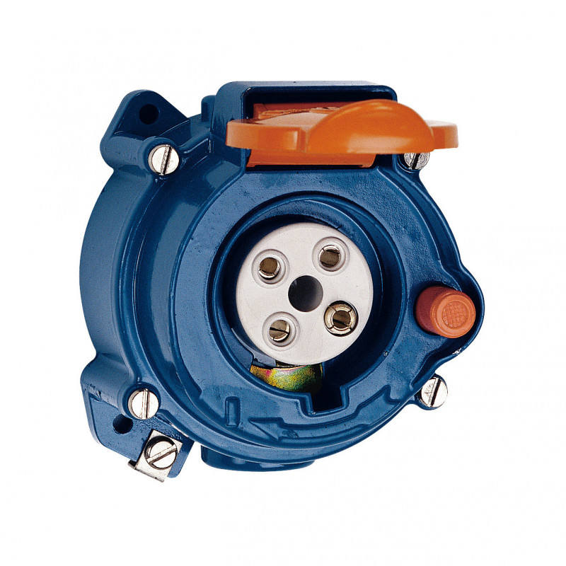 Socle tableau Hypra -IP44- 16 A - 200/250 V~ - 2P+T - plast