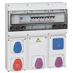 Coffret 5 prises P17 IP44...