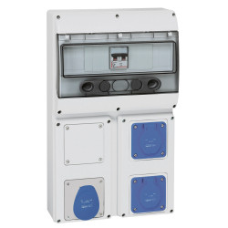 Coffret 3 prises P17 IP44 1...
