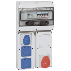 Coffret 4 prises P17 IP44...