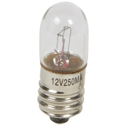 Ampoule culot E10 12V 0,10A...