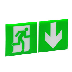 Jeu de 2 étiquettes de...