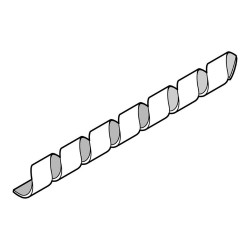 Gaine spirale diamètre 22mm...