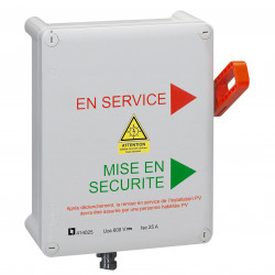 Coffret PV de SECURITE...