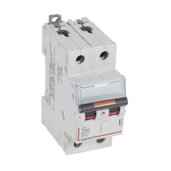 Disjoncteur DX 25 kA courbe...