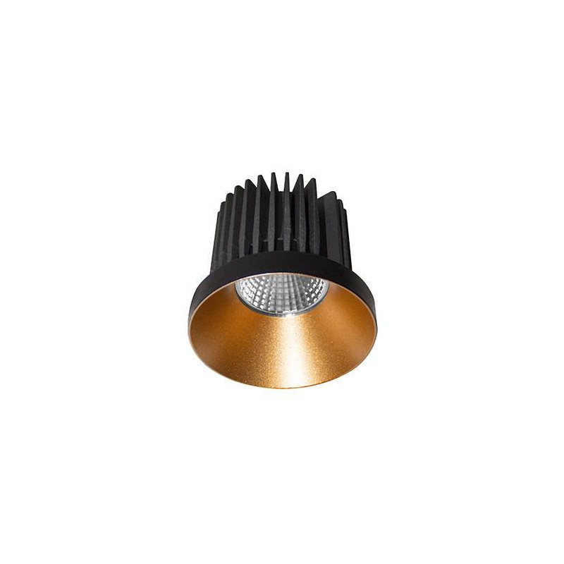 Spot encastré - Syla LED - 10W - 3000 K - Noir et doré