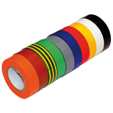 Lot de 10 rubans adh&eacute;sifs panach&eacute;s