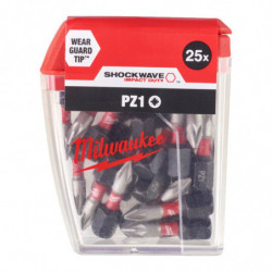 Boite 25 embouts shw pz1...