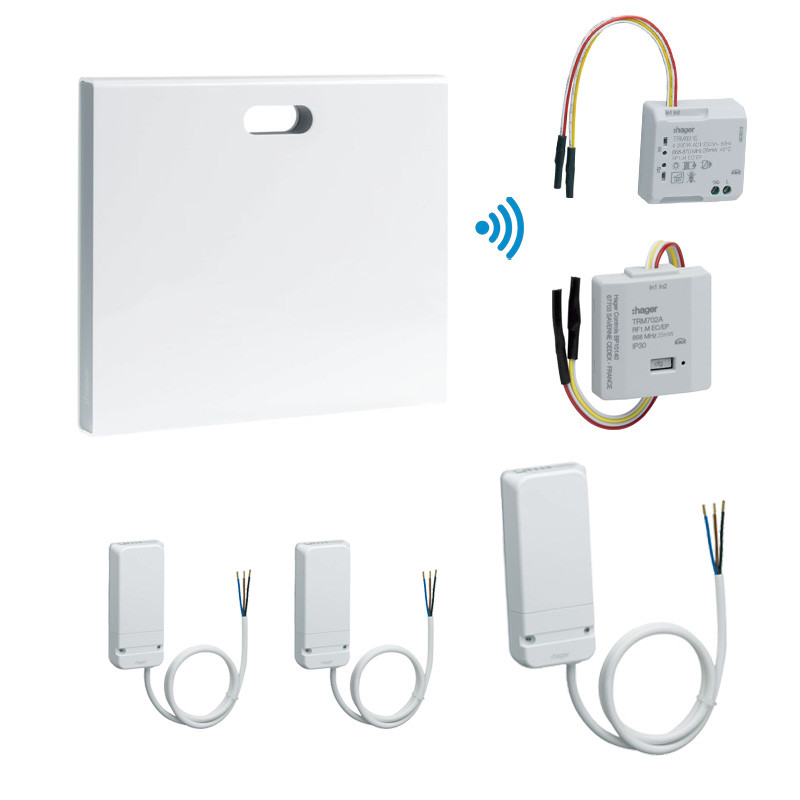 Alarme intrusion connectée HAGER COVIVA - SK ELEC - ELECTRICITE