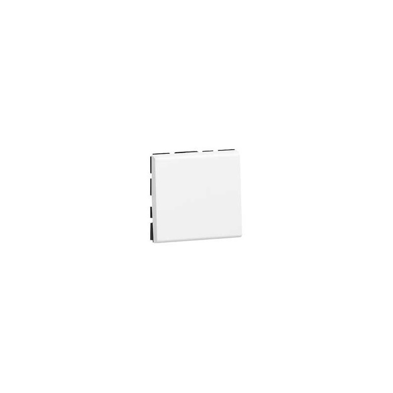 Poussoir Prog Mosaic - 2 mod - 6 A - blanc