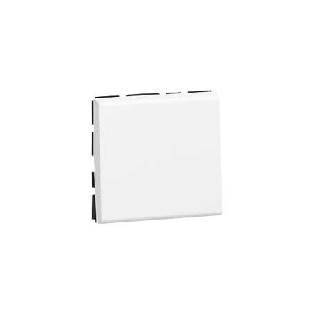 Poussoir Prog Mosaic - 2 mod - 6 A - blanc