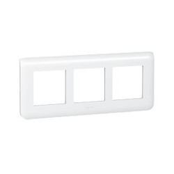 Plaque Prog Mosaic - 3x2 modules horizontal - blanc