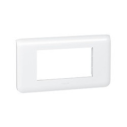 Plaque Prog Mosaic - 4 mod horizontal - blanc