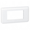 Plaque Prog Mosaic - 4 mod horizontal - blanc