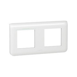Plaque Prog Mosaic - 2x2 mod horizontal - blanc