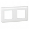 Plaque Prog Mosaic - 2x2 mod horizontal - blanc