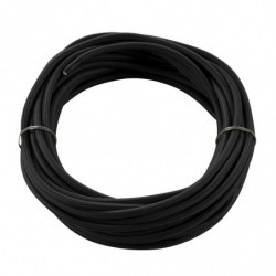 CABLE TEXTILE 10m noir 3...