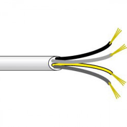 Cable electrique blanc 0,75...