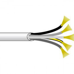 Cable electrique blanc 0,75...