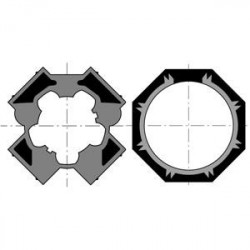 Roue + couronne lt50 - tube...