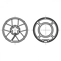 Roue + couronne lt60 - tube...