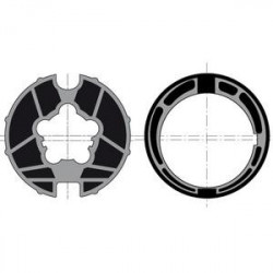 Roue + couronne lt60 - tube...