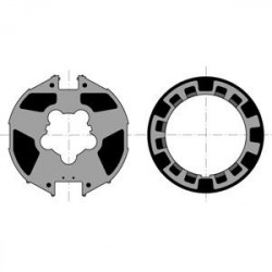 Roue + couronne lt60 - tube...